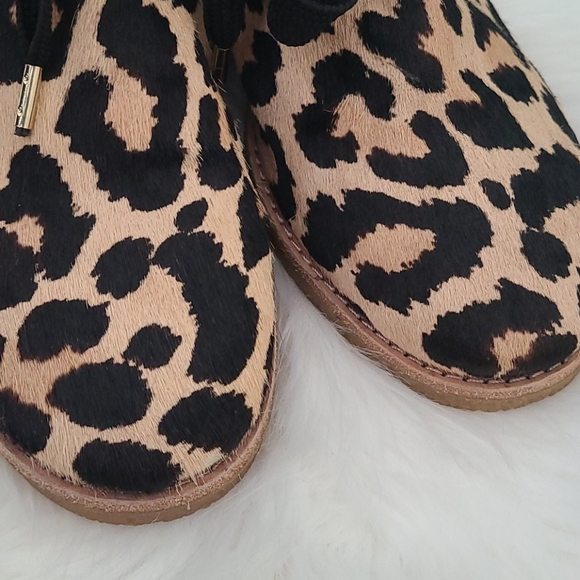 RARE Kate Spade Leopard Ankle Boots - Picture 4 of 11